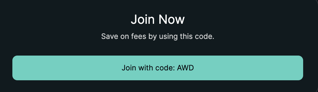 Code de parrainage Hyperliquid AWD vérifié sur app.hyperliquid.xyz
